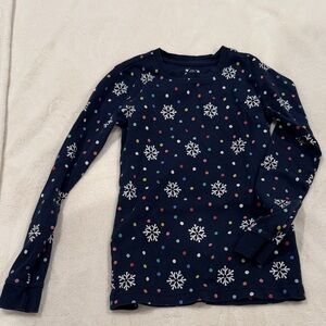 PRIMARY long sleeve pj top. Size 8. Excellent condition.